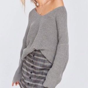 Urban outfitters gray oversized sweater